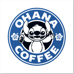 Ohana Coffee - Blue Version Posters and Art